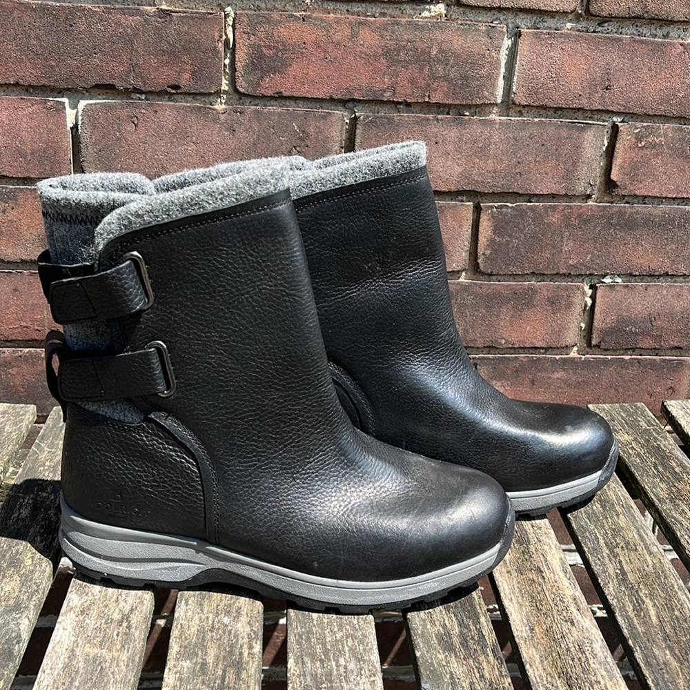 NEW WOOLRICH Leather/Wool winter boots W9